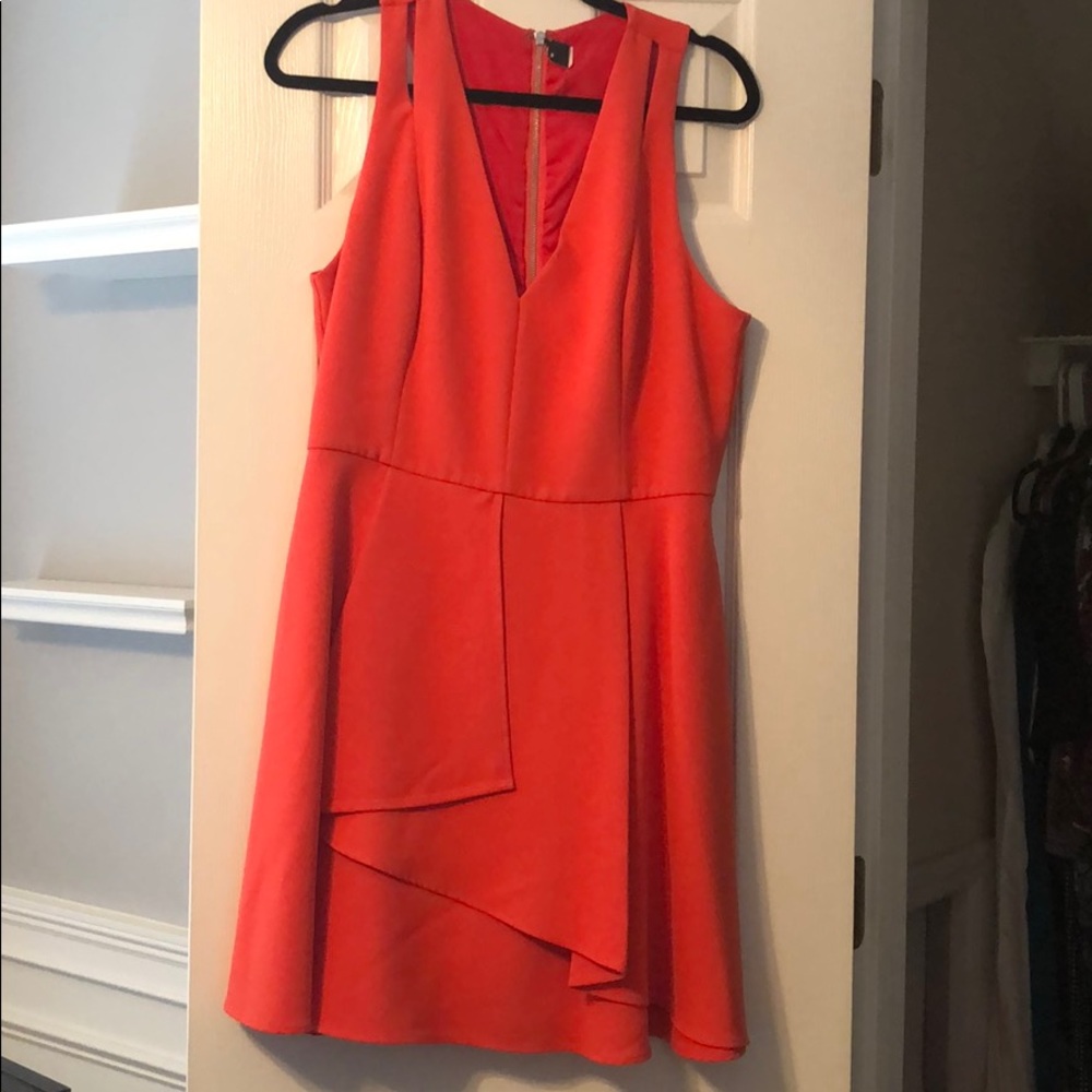 Coral dress